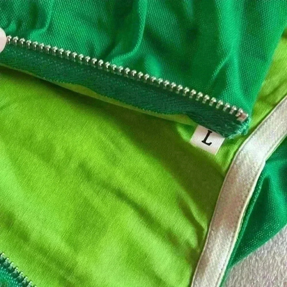 Strapless Open Back Boned Mesh Bustier Zip Back Corset Bodycon top Size L - Picture 8 of 12